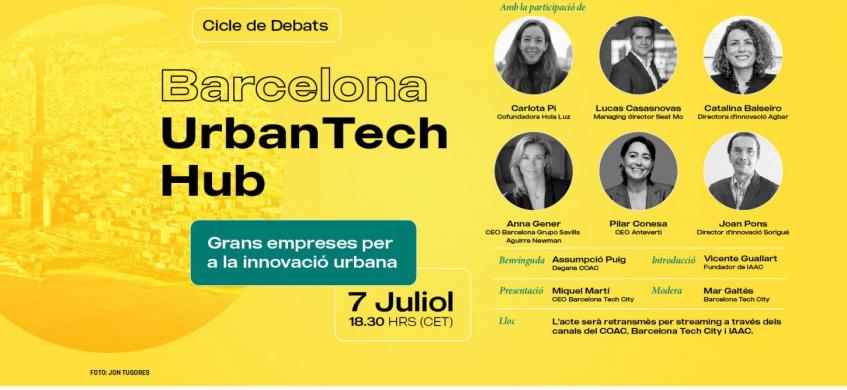 Cartell Barcelona Urban Tech Hub