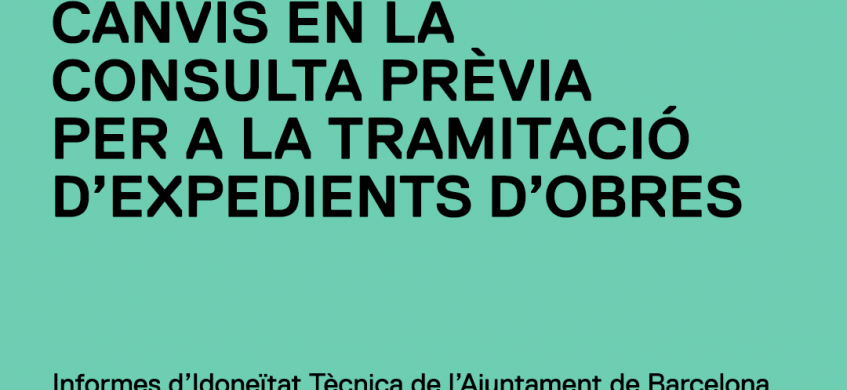 Avís: canvis en la consulta prèvia