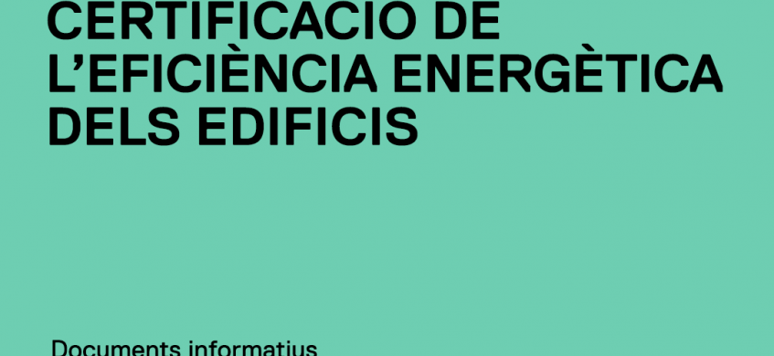 Reial Decret 390/2021 de certificació energètica