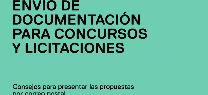 Envío de documentación para concursos y licitaciones