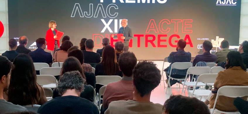 L'entrega dels Premis AJAC XIII, a la Sala d'Actes del COAC