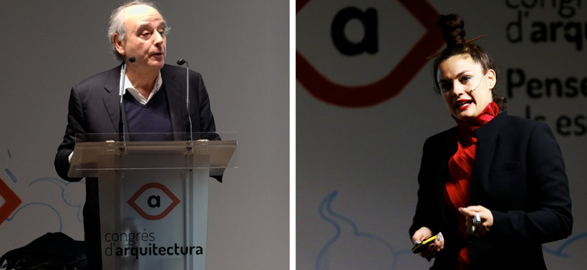 Josep Lluís Mateo i Eva Franch, al Congrés d'Arquitectura
