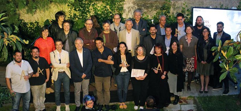 Participants del premi d’Arquitectura Tradicional Toni Cobos 2018