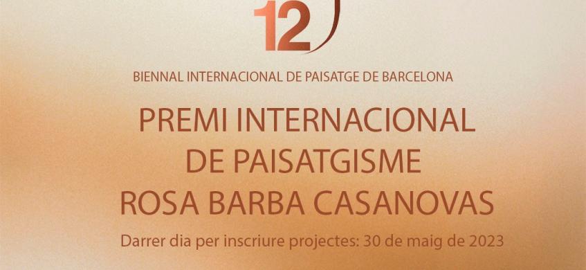 Premi Internacional de Paisatgisme Rosa Barba Casanovas 