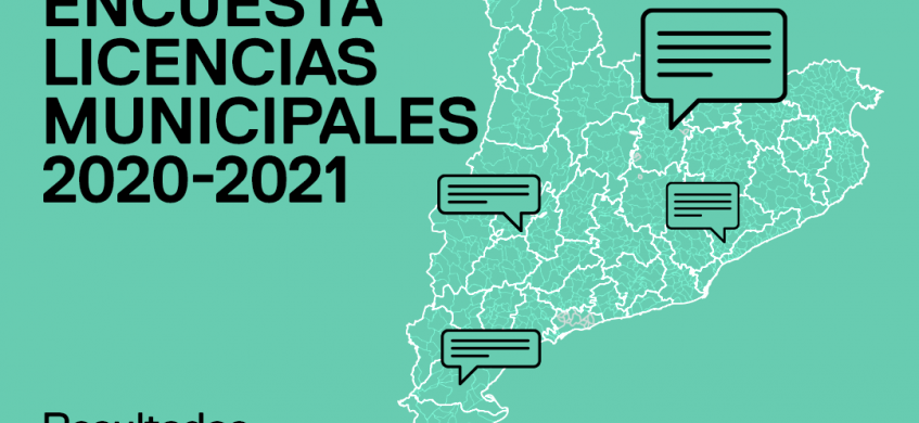Resultados de la encuesta sobre licencias municipales en Cataluña