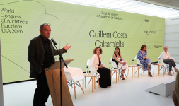 Guillem Costa a la presentació del concurs del comissariat per l'UIA